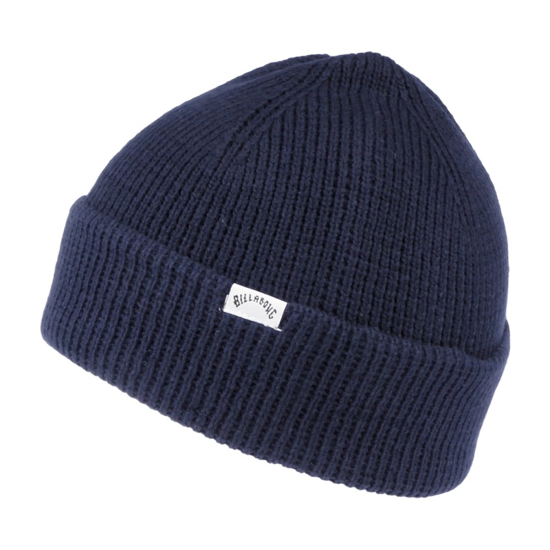 Billabong Hats Bower Short Beanie Hat – Navy Blue 1-Size