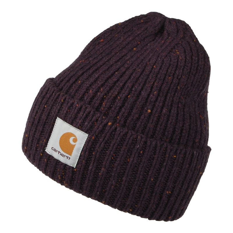 Carhartt WIP Hats Anglistic Beanie Hat – Dark Plum 1-Size