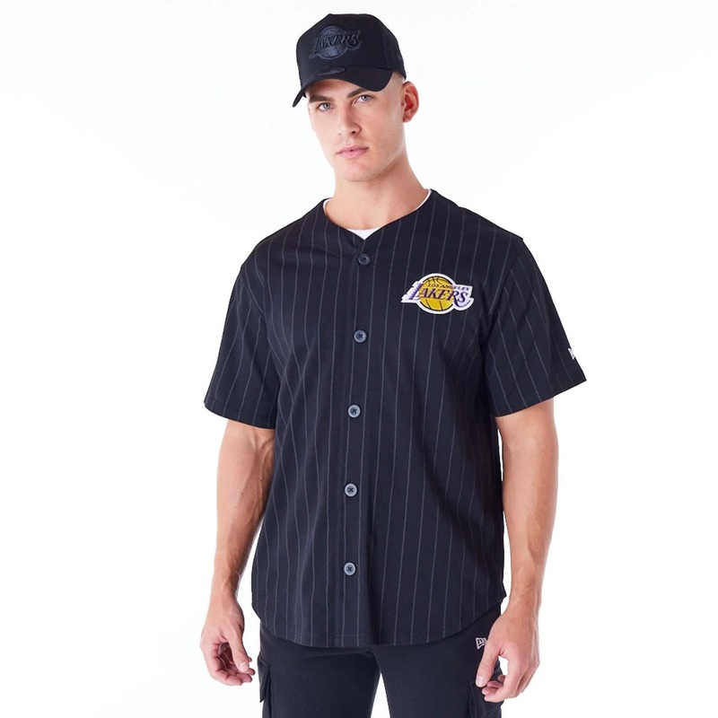 LA Lakers NBA Graphic Black Jersey XS