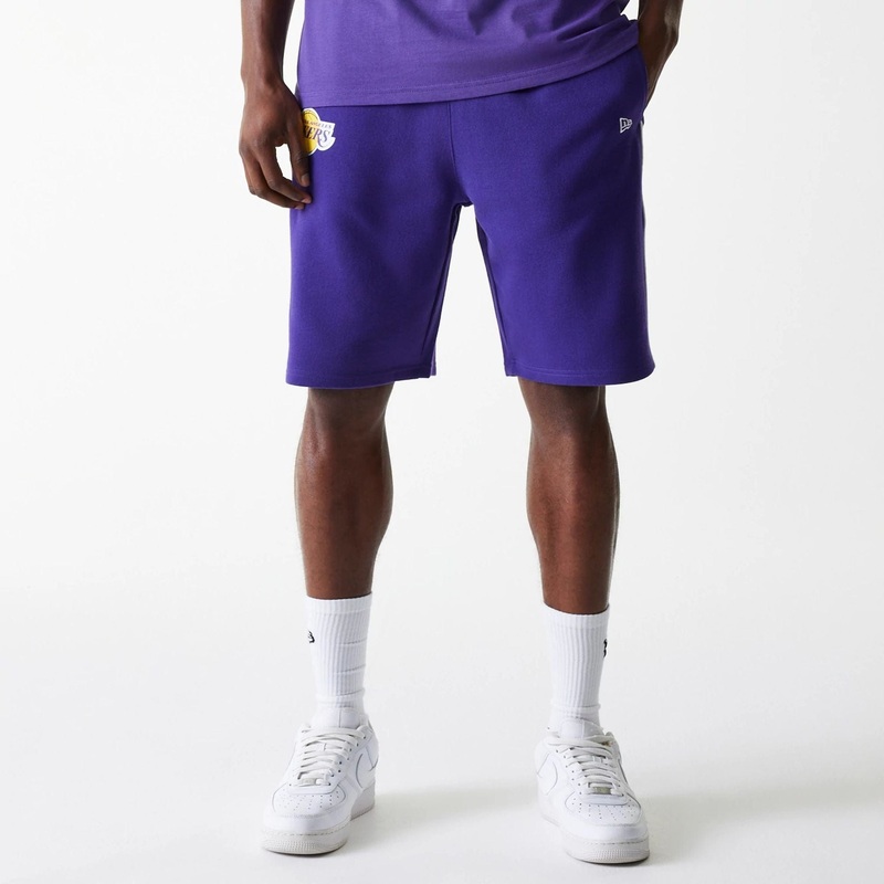 LA Lakers NBA Piping Purple Shorts XS