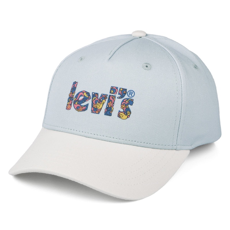 Levi’s Hats Womens Graphic Baseball Cap – Light Blue Adjustable