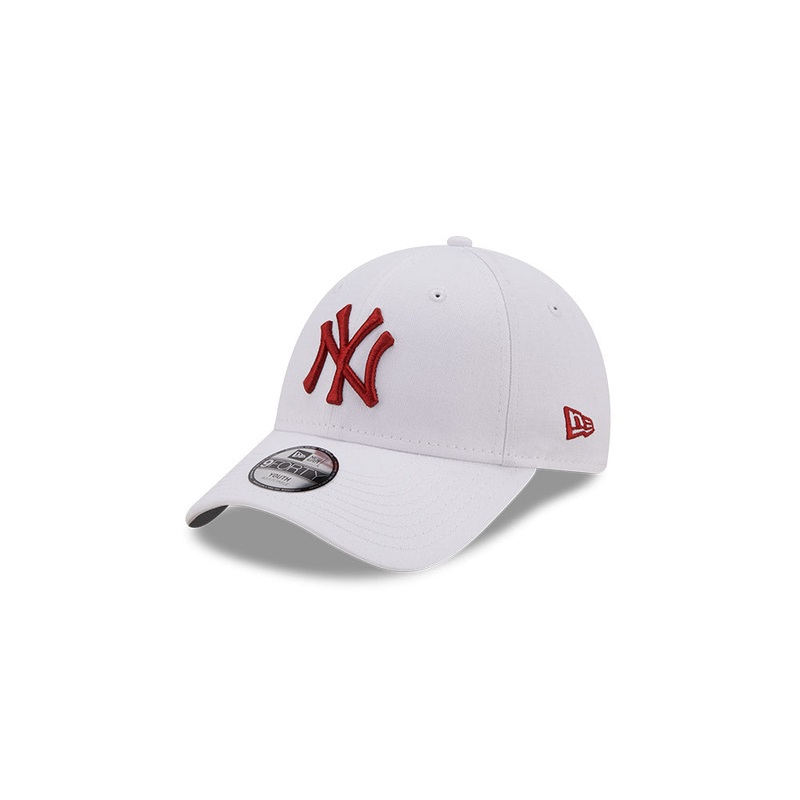 New York Yankees 9FORTY Kids League Essential White Cap NE-CHILD