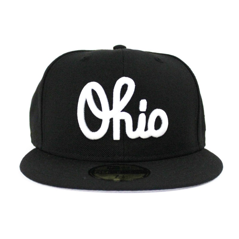 Ohio New Era 59Fifty Fitted Hat (Black Gray Under Brim) 7