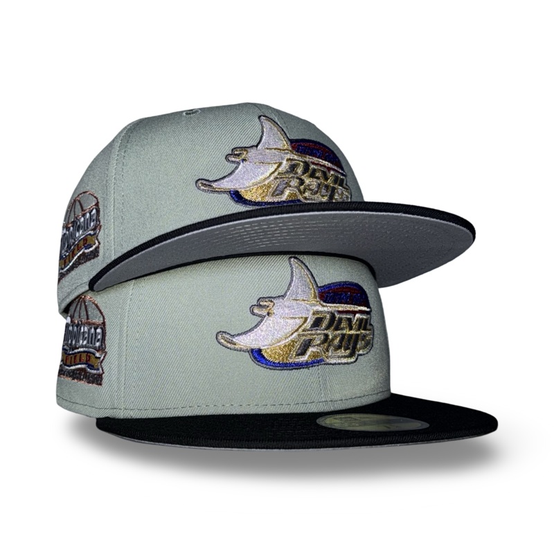 Tampa Bay Devil Rays “IRIDESCENT SCALES” Exclusive New Era 59Fifty Fitted Hat – Everest/Black 6 7/8