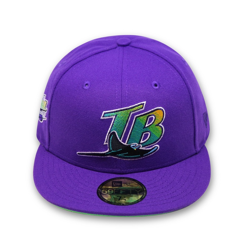 TAMPA BAY DEVIL RAYS (PURPLE) “1998 INAUGURAL SEASON” NEW ERA 59FIFTY FITTED (JOKER COLORS) 67/8