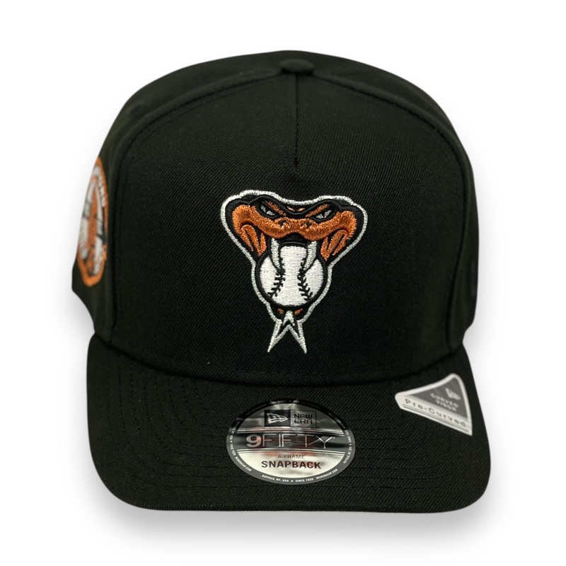 ARIZONA DIAMONDBACKS (BLACK) (2001 WS CHAMPS) “9FIFTY AFRAME” NEW ERA SNAPBACK