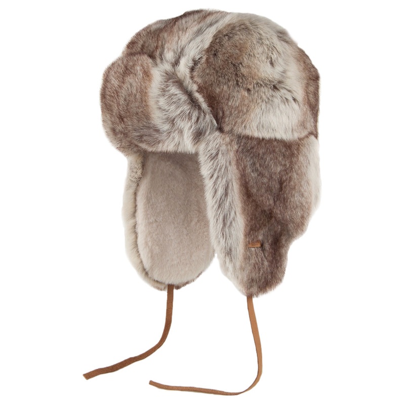 Barts Hats Lucerne Bomber Faux Fur Trapper Hat – Grey 1-Size