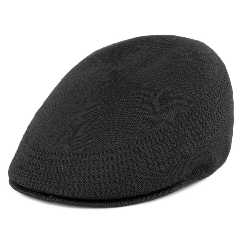 Kangol Tropic 507 Ventair Flat Cap – Black S