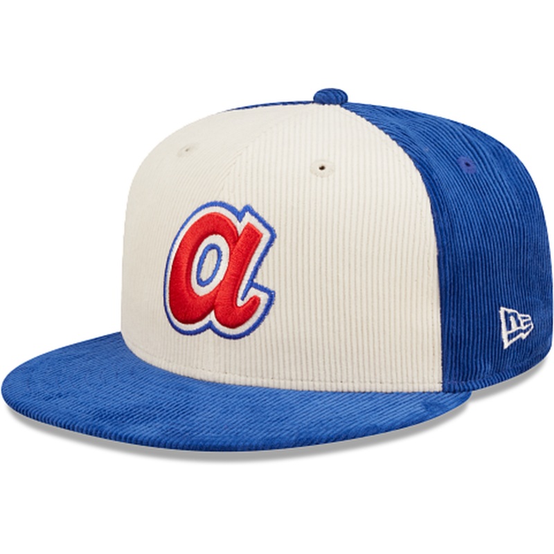 New Era Atlanta Braves Cooperstown Corduroy 2022 59FIFTY Fitted Hat