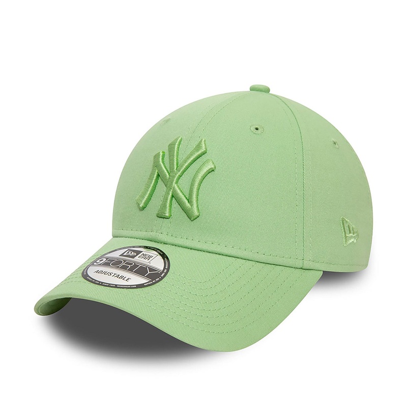 New York Yankees 9FORTY League Essential Lime Cap One Size