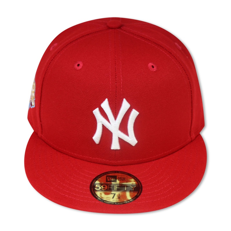 NEW YORK YANKEES(RED)”2009 WORLDSERIES” NEW ERA 59FIFTY FITTED (SKY BLUE BOTTOM) 67/8