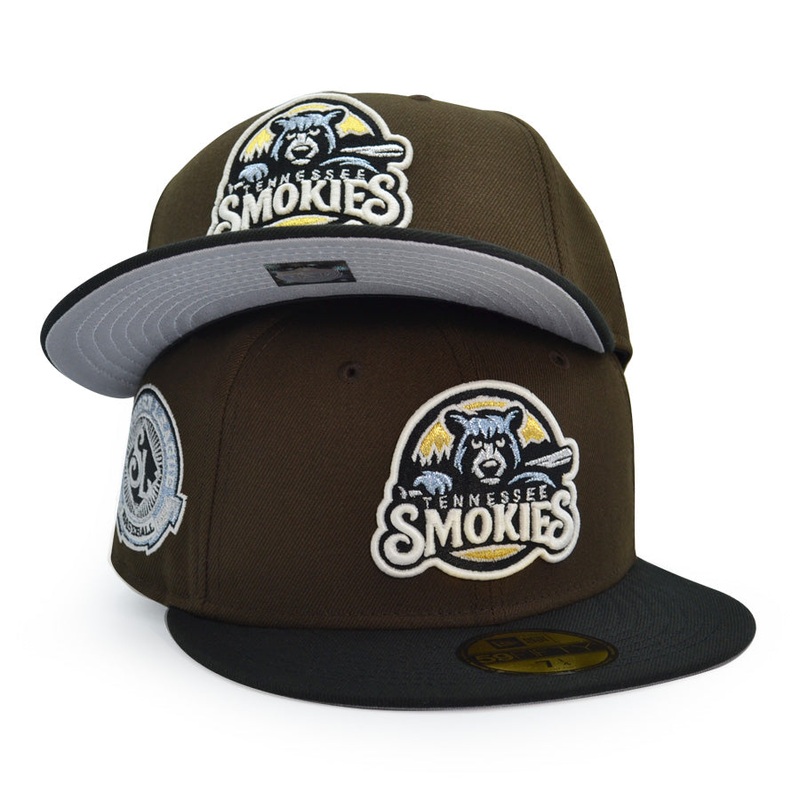 Tennessee Smokies Southern League Exclusive New Era 59Fifty Fitted Hat – Walnut/Black 6 7/8