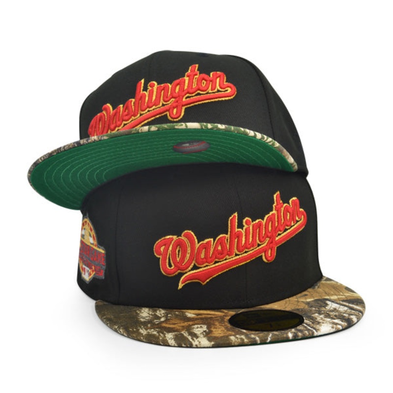 Washington Nationals 2018 All-Star Game Exclusive New Era 59Fifty Fitted Hat – Black/Real Tree Camo 6 7/8