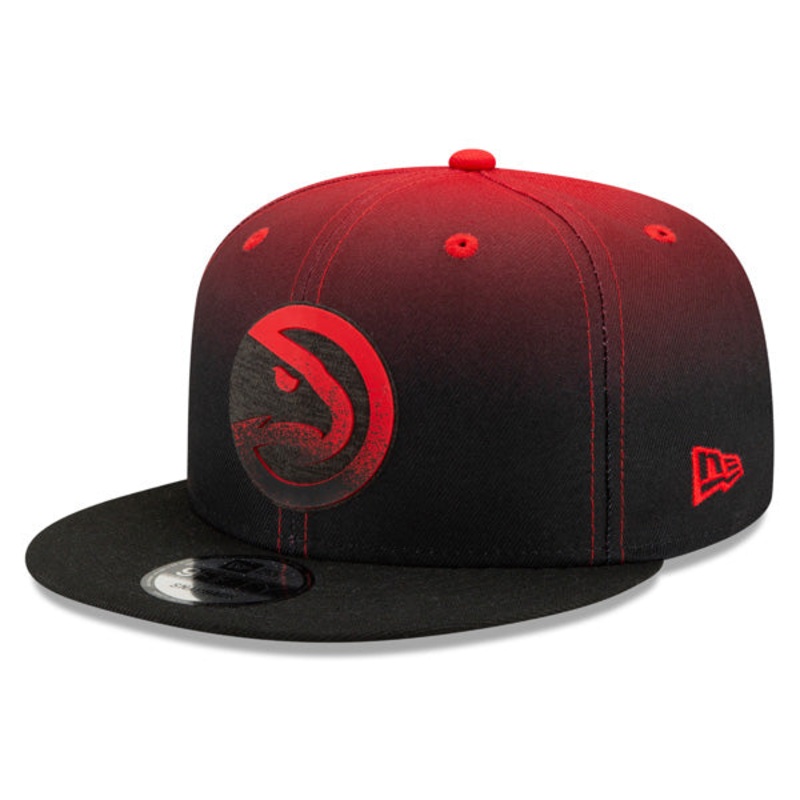 Atlanta Hawks New Era NBA 2021 Back Half 9FIFTY Snapback Hat – Red/Black