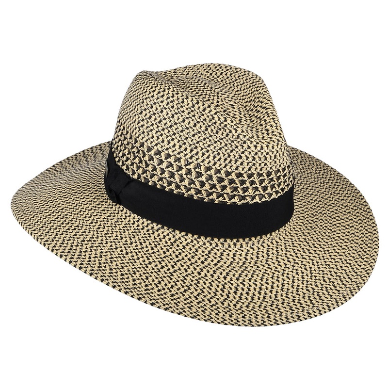 Betmar Hats Blanchet Fedora Sun Hat – Tan-Mix 1-Size
