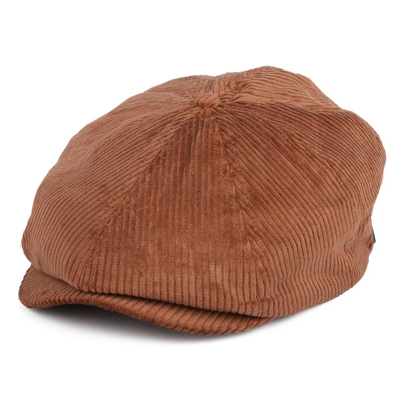 Brixton Hats Brood Corduroy Newsboy Cap – Caramel Small-56cm
