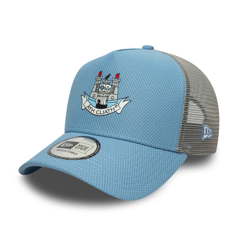Dublin GAA Pastel Blue 9FORTY A-Frame Trucker Adjustable Cap OSFM