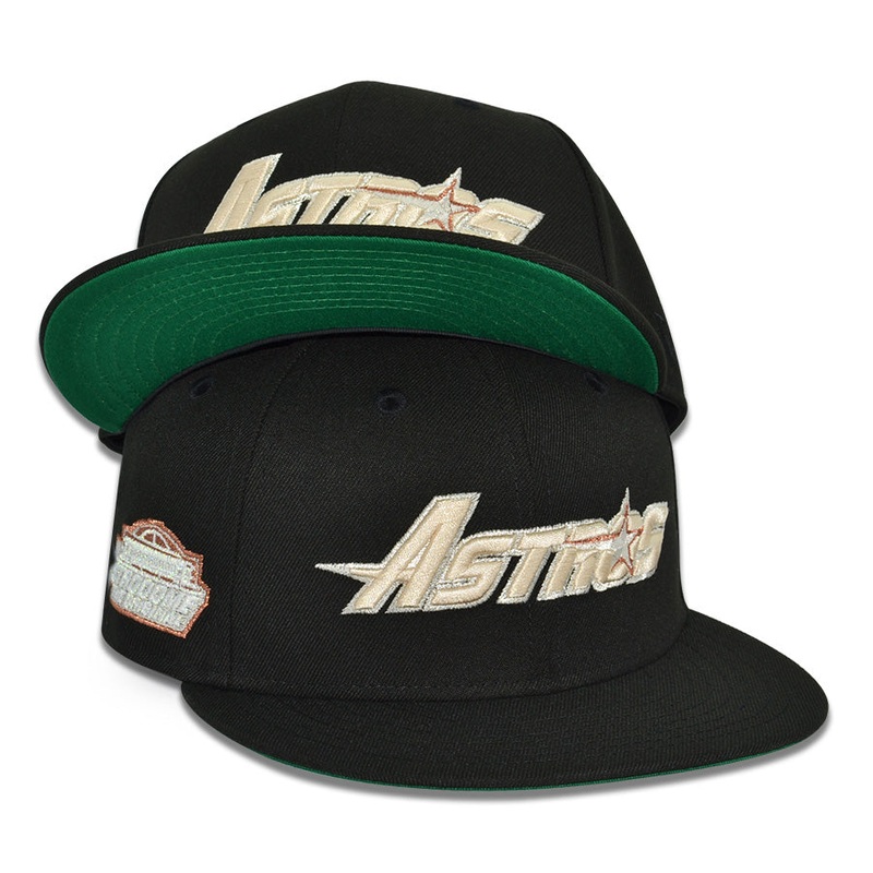 Houston Astros “TEXAS SMOKE” Exclusive New Era 59Fifty Fitted Hat – Smokie Black 6 7/8