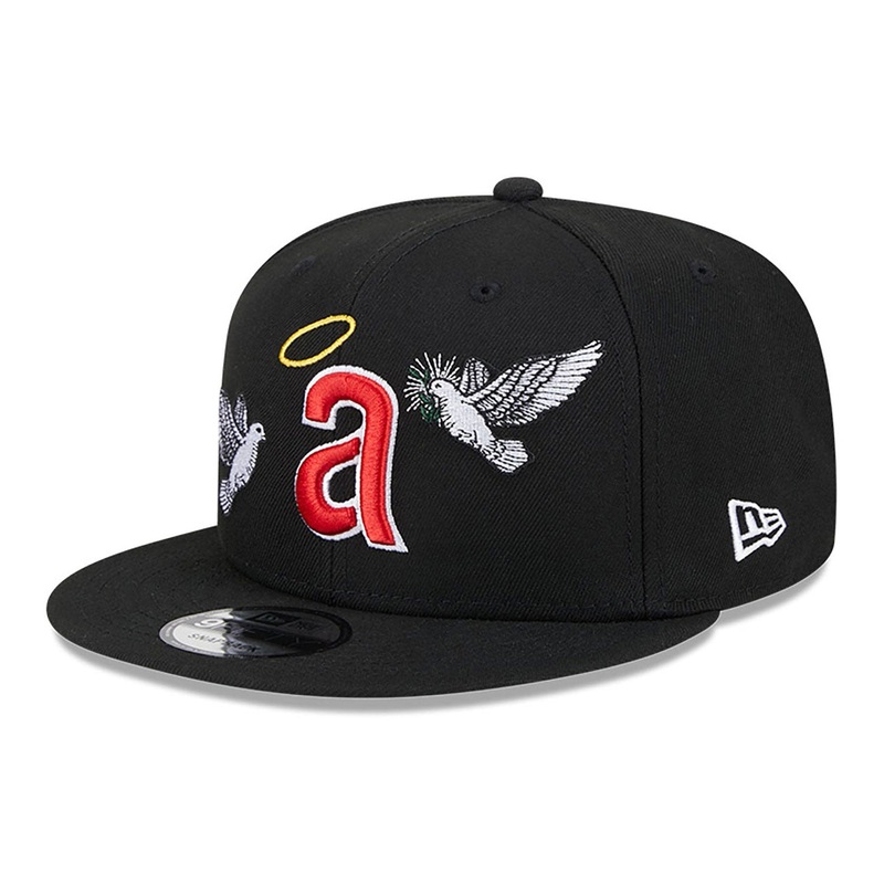 Los Angeles Angels 9FIFTY Peace Black Cap One Size