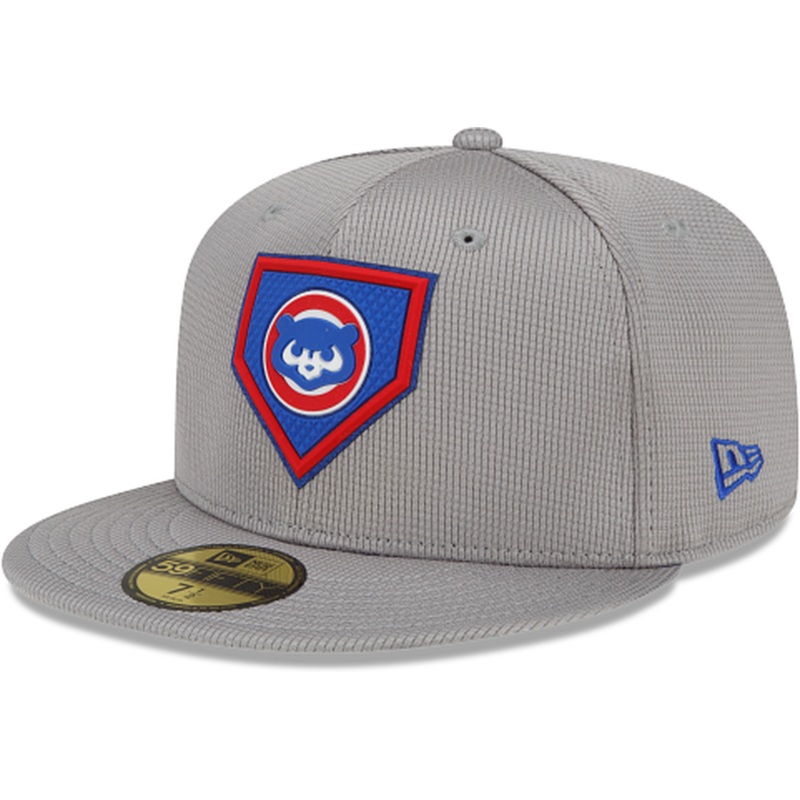 New Era Chicago Cubs Gray Clubhouse 2022 59FIFTY Fitted Hat
