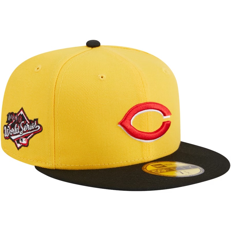 New Era Cincinnati Reds Yellow/Black Grilled 2023 59FIFTY Fitted Hat