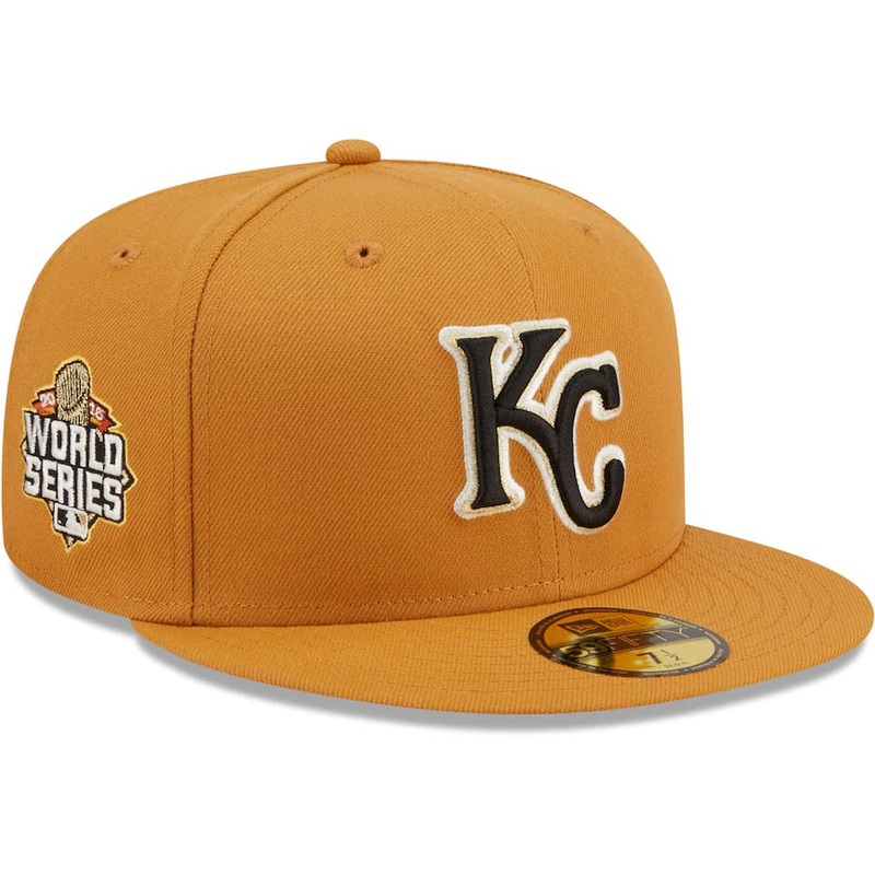 New Era Kansas City Royals 2015 World Series Timbs 59FIFTY Fitted Hat