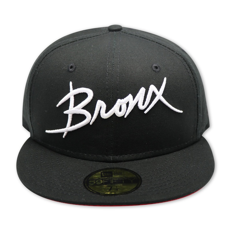 THE BOOGIE DOWN BRONX (BLACK) 59FIFTY FITTED (RED BOTTOM) 67/8