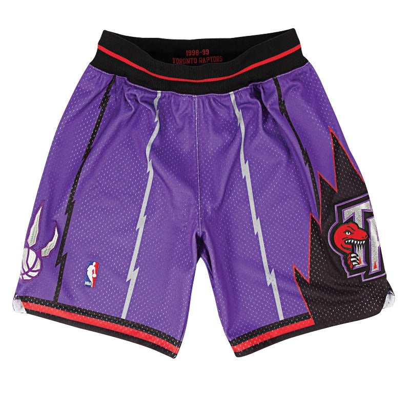Toronto Raptors Mitchell & Ness 1998-99 Hardwood Classics Authentic Shorts – Purple S