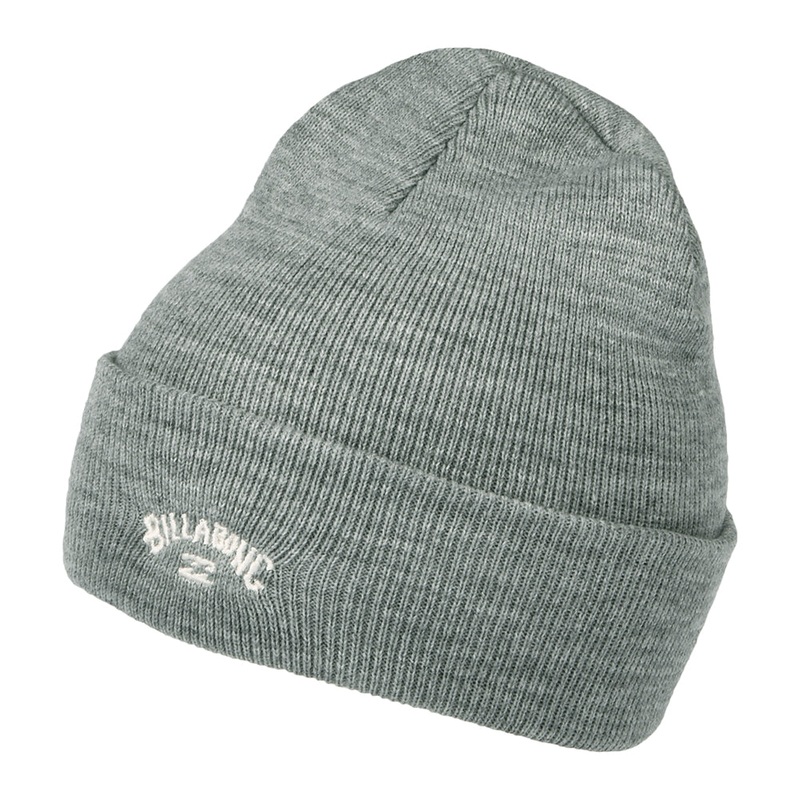 Billabong Hats Arch Cuffed Beanie Hat – Heather Grey 1-Size