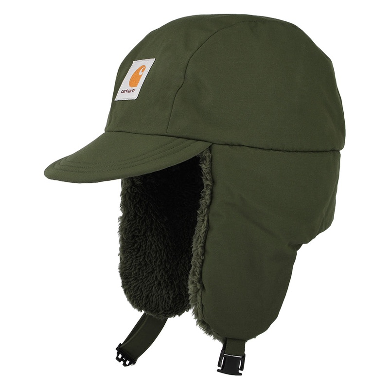 Carhartt WIP Hats Alberta Baseball Cap with Earflaps – Cypress Small/Medium