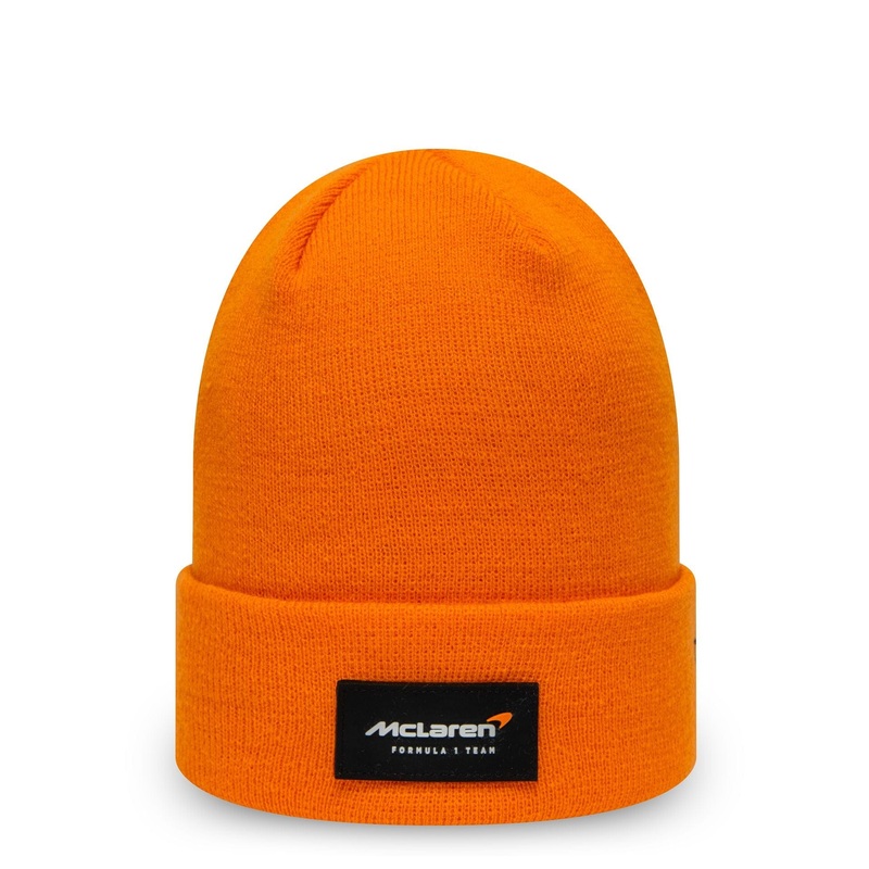 McLaren Racing Orange Cuff Knit Beanie Hat OSFM