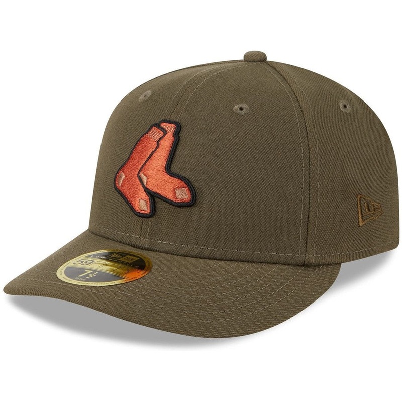 New Era Boston Red Sox Rustic Fall Low Profile 2023 59FIFTY Fitted Hat
