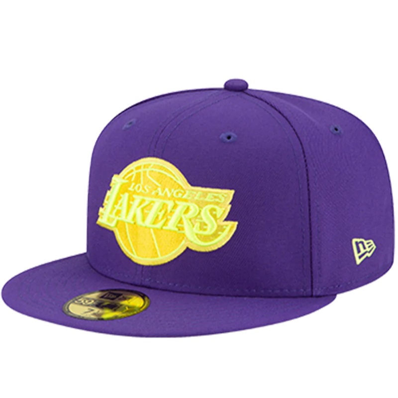 New Era Los Angeles Lakers Logo Shaded 59FIFTY Fitted Hat