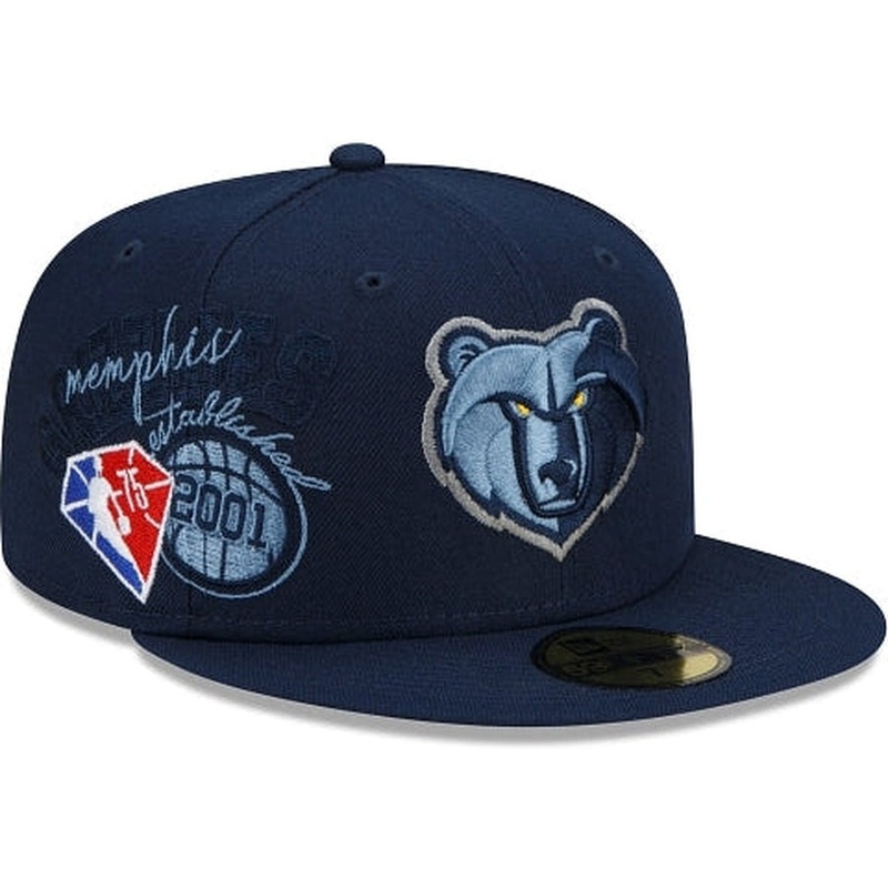 New Era Memphis Grizzlies Back Half 2022 59FIFTY Fitted Hat