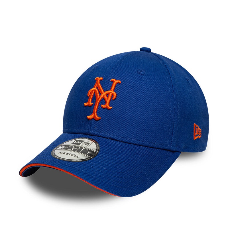 New York Mets 9FORTY MLB Subway Series Sandwich Visor Blue Cap One Size