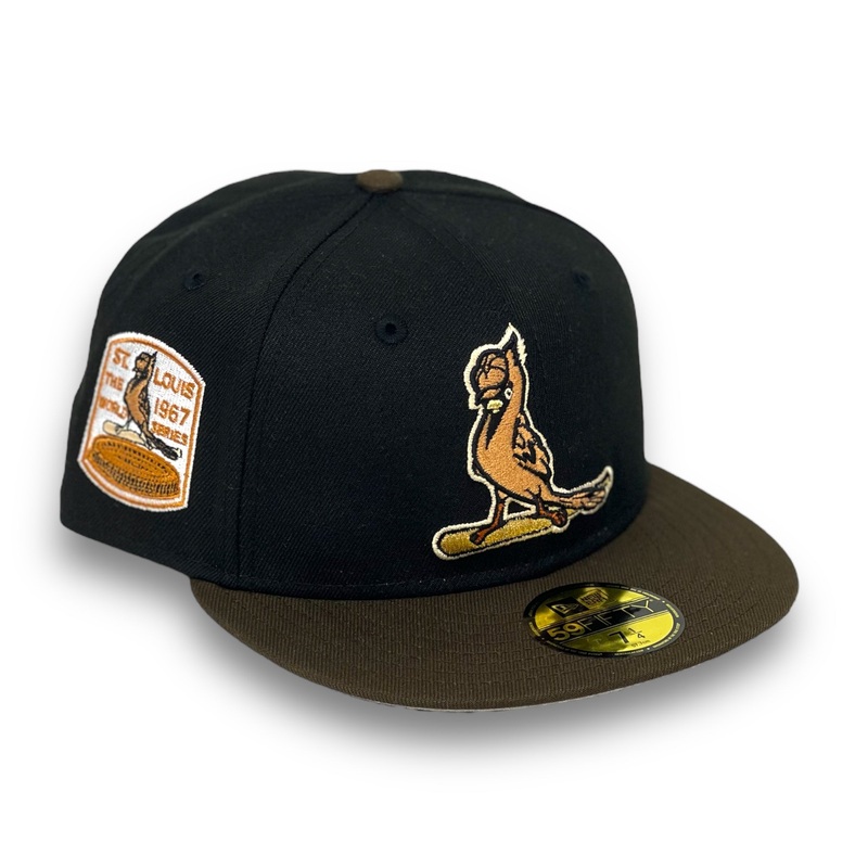 ST. LOUIS CARDINALS (BLK/BRWN) (1967 WORLD SERIES) NEW ERA 59FIFTY FITTED 67/8