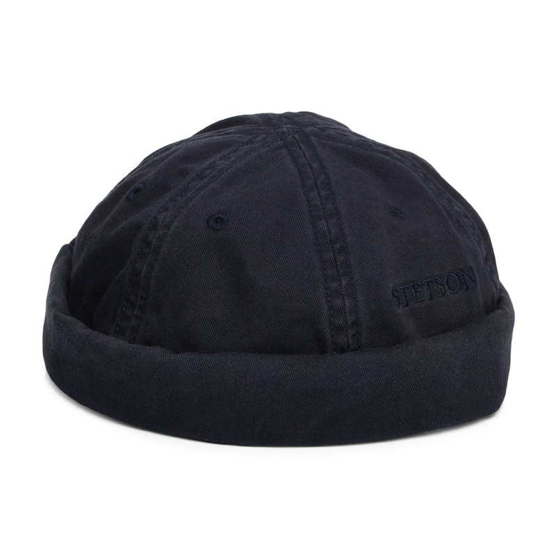 Stetson Hats Cotton Docker Beanie Hat – Navy Blue M