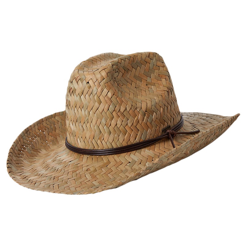 Brixton Hats Houston II Straw Cowboy Hat – Tan Small/Medium
