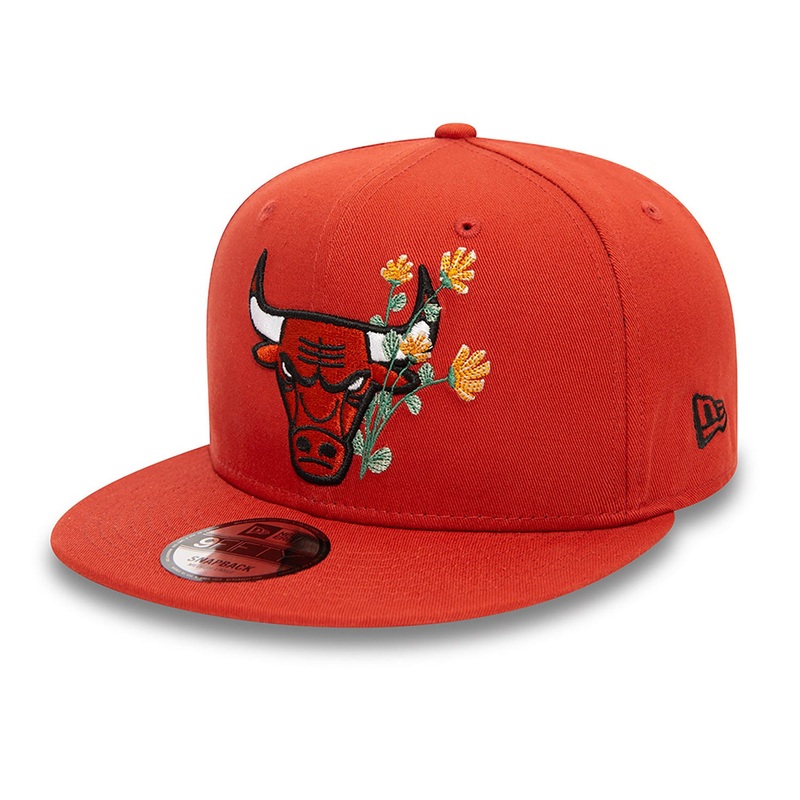 Chicago Bulls 9FIFTY Seasonal Flower Copper Red Cap S-M