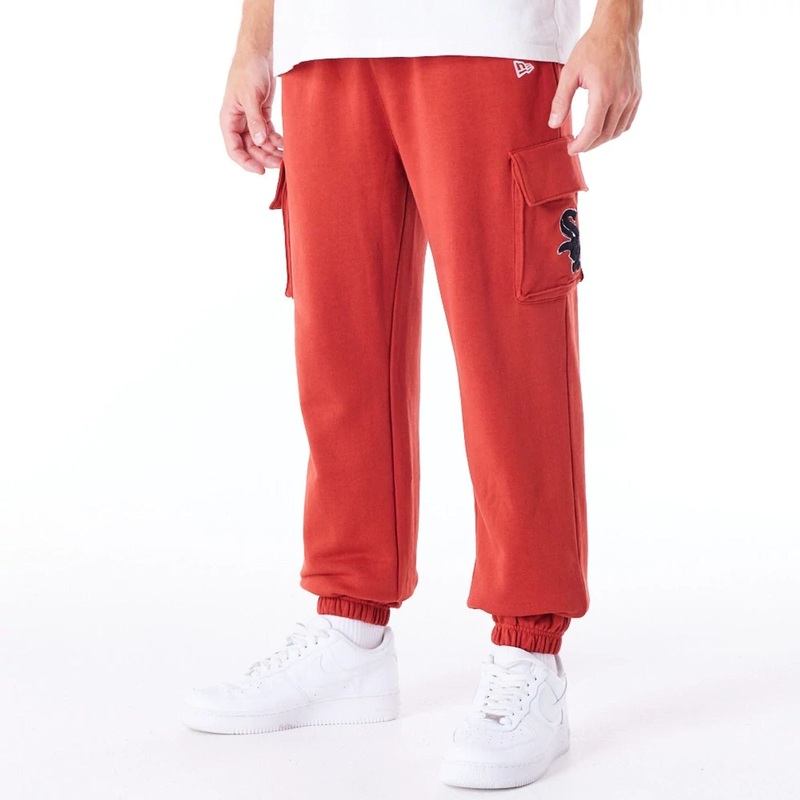 Chicago White Sox World Series Red Fleece Cargo Joggers XS