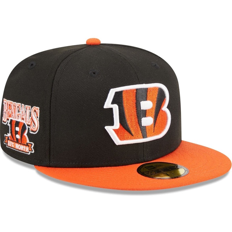 New Era Cincinnati Bengals Throwback Hidden 2023 59FIFTY Fitted Hat