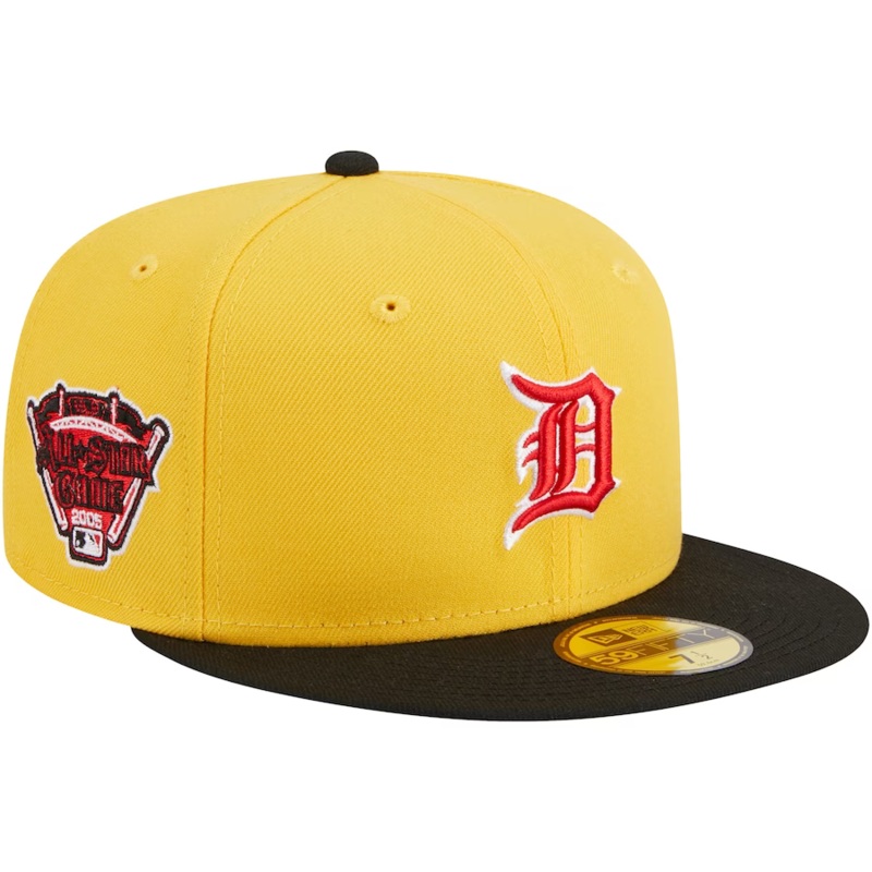 New Era Detroit Tigers Yellow/Black Grilled 2023 59FIFTY Fitted Hat