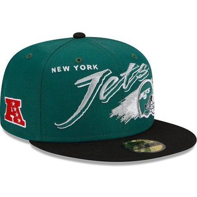 New Era New York Jets Helmet 59fifty Fitted Hat