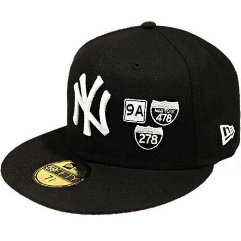New Era New York Yankees 1998 World Series Interstate Signs 59FIFTY Fitted Hat