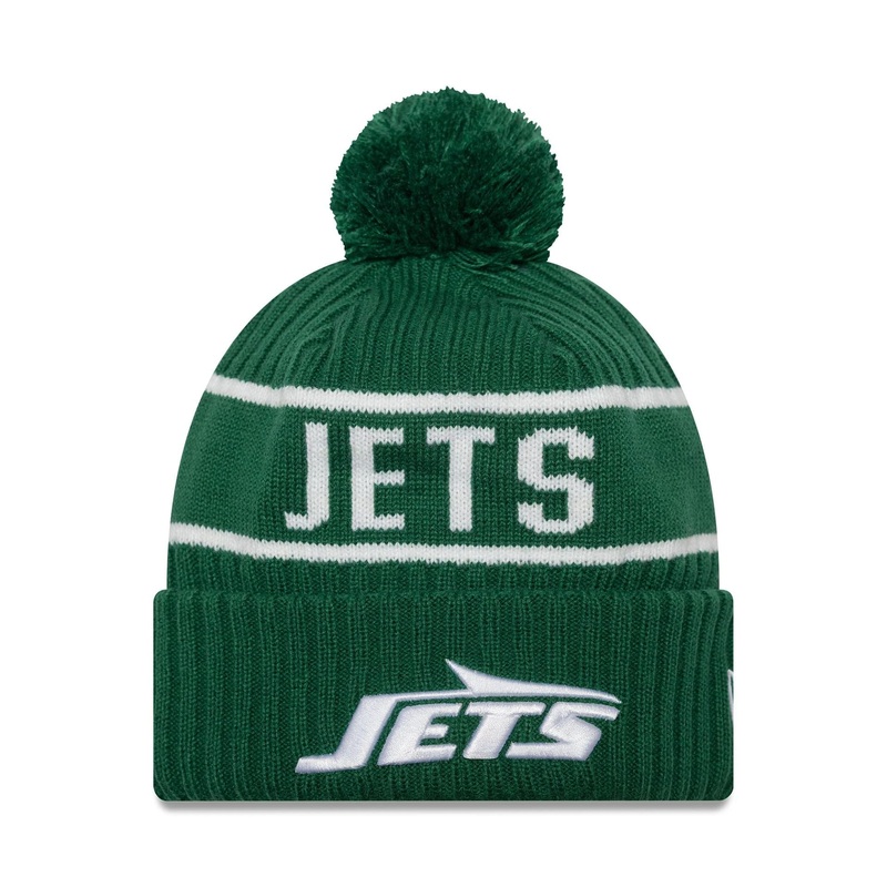 New York Jets NFL International Series Games London 2024 Green Sportknit Beanie Hat OSFM