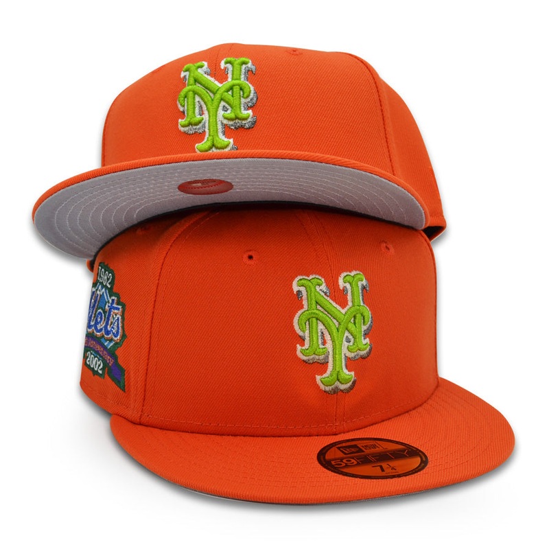 New York Mets “MIKEY” Exclusive New Era 59Fifty Fitted Hat – Countdown Orange 6 7/8