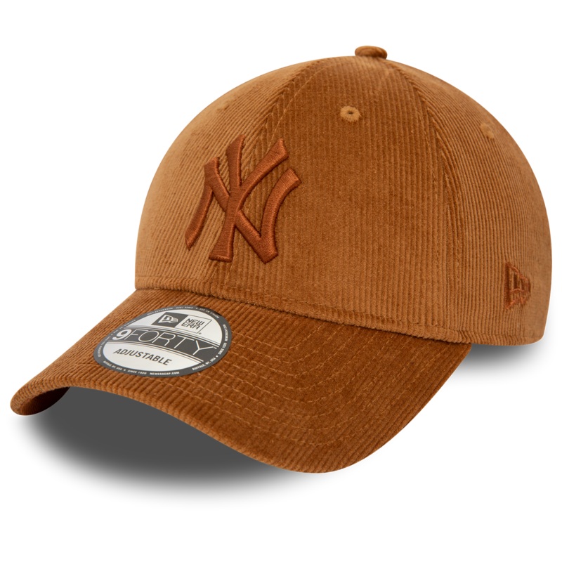 New York Yankees 9FORTY Cord Brown Cap One Size