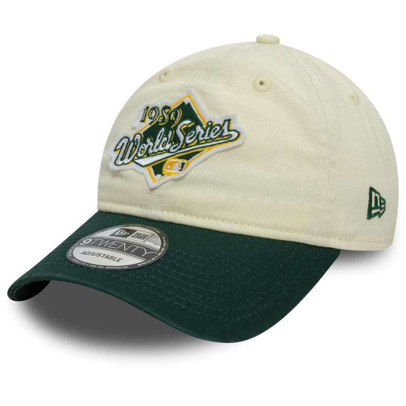 Oakland Athletics 9TWENTY World Series Patch Cream/Green Cap One Size