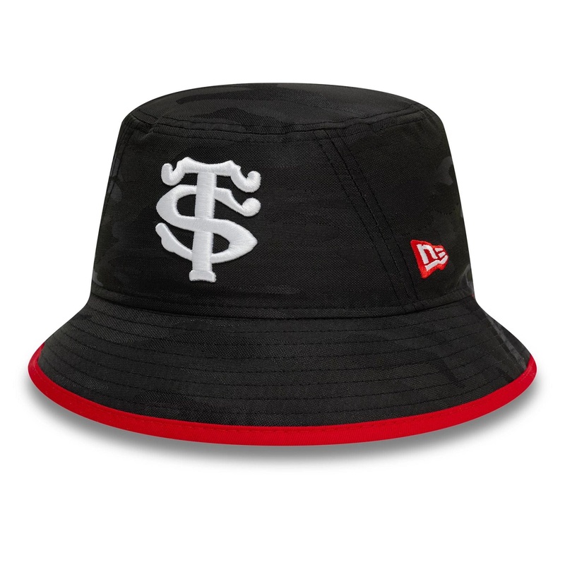 Stade Toulousain Tonal Camo Black Bucket Hat S