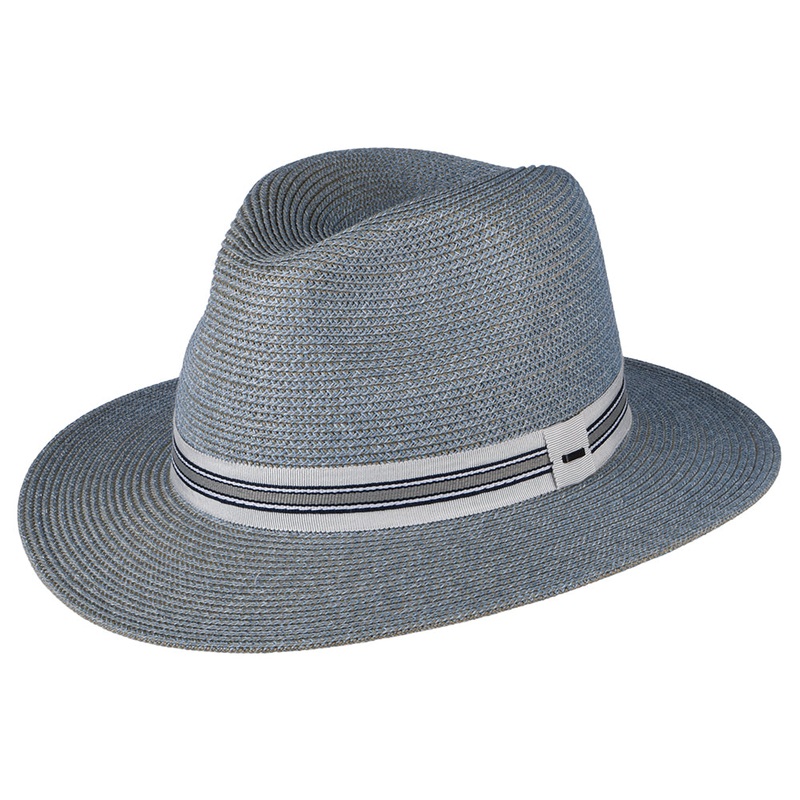 Bailey Hats Hester Fedora Hat – Light Blue S